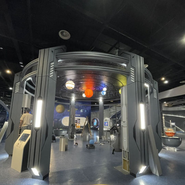 Journey Through the Solar System: An 8-Meter Interactive Planetary Orbit Exhibit