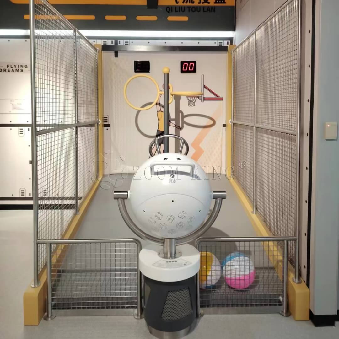 Air Flow Basketball Interactive Exhibit | STEM Education Experience | Science Museum Hands-On Display