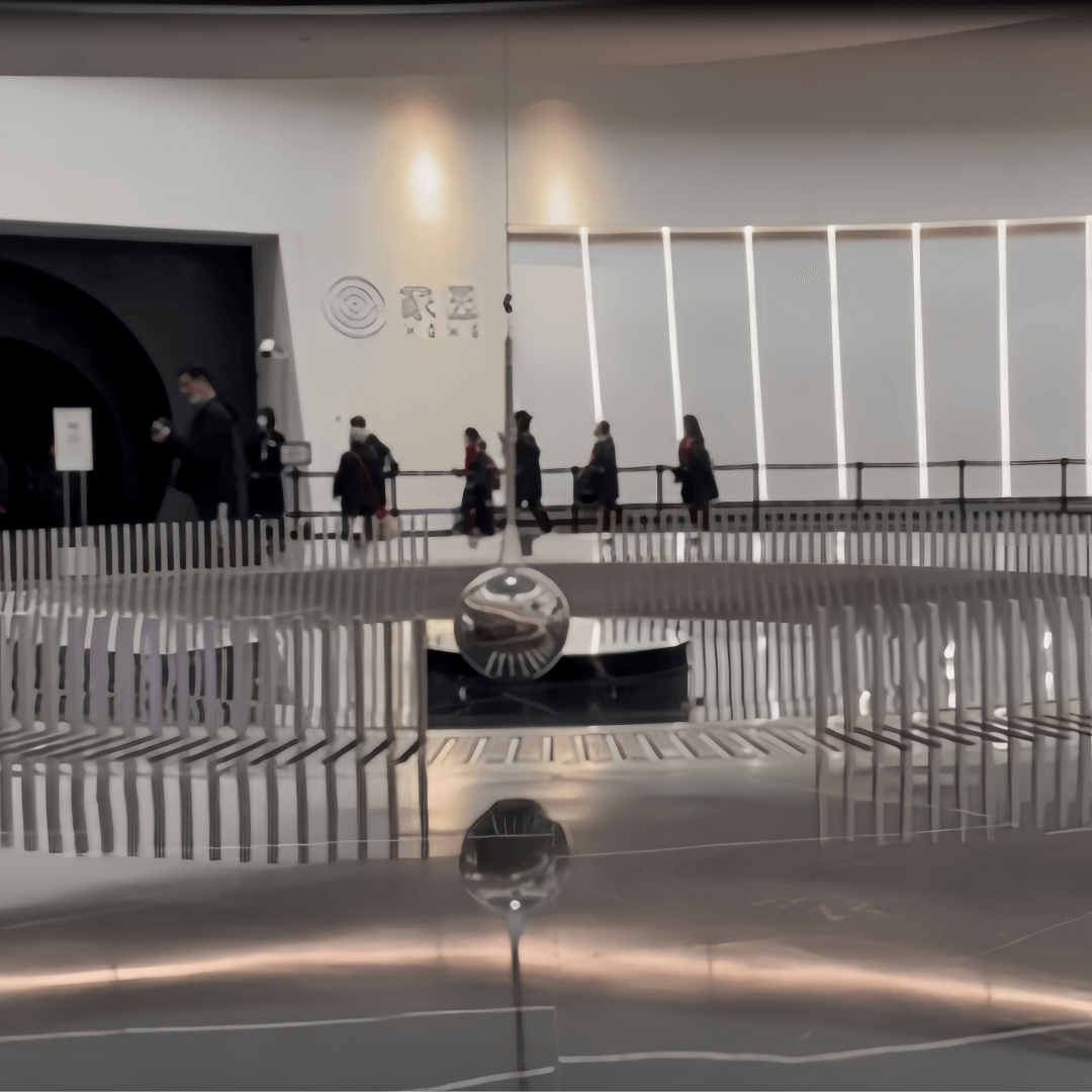 Foucault Pendulum - Witness the Earth's Rotation in Motion- interactive exhibit,