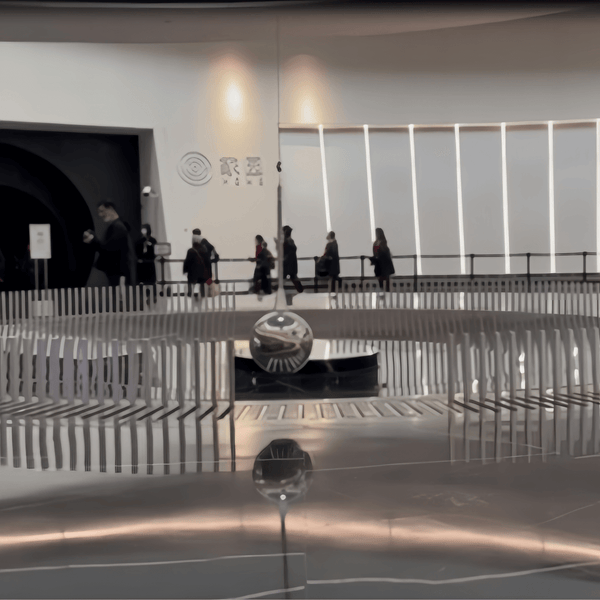 Foucault Pendulum - Witness the Earth's Rotation in Motion- interactive exhibit,