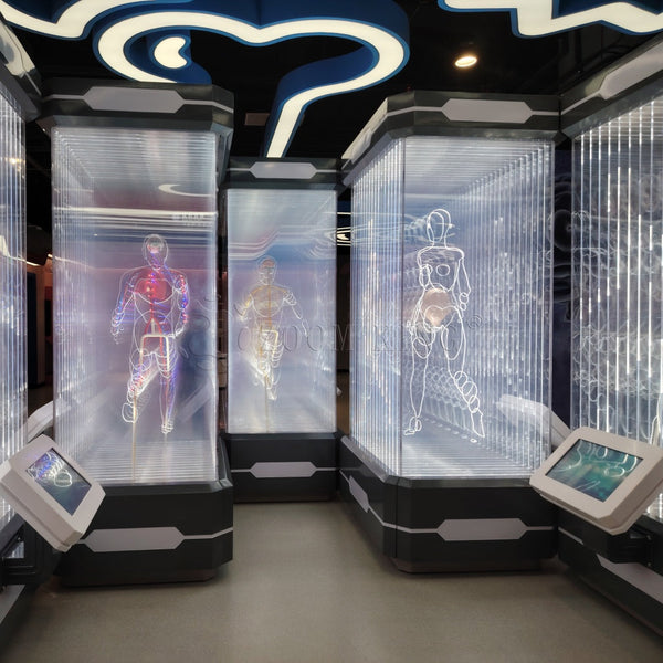 Uncover the exquisite collaboration of the eight systems of the human body when drinking water - the interactive technology device brings you an intuitive experience