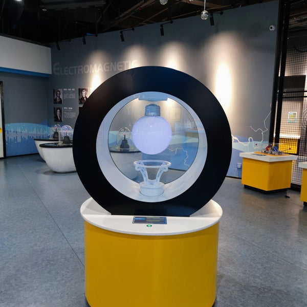 Designing Interactive Science Exhibit: Magnetic levitation light bulb Case Study - Zigong Zhongqing Technology Co., Ltd. Operating under the brand Zoomking®.
