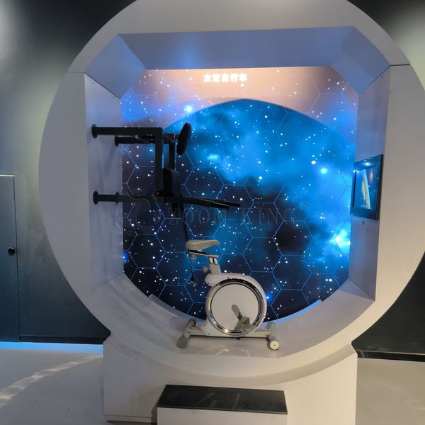 360 Aerial Bicycle: Immersive Space Cycling Interactive Experience Installation