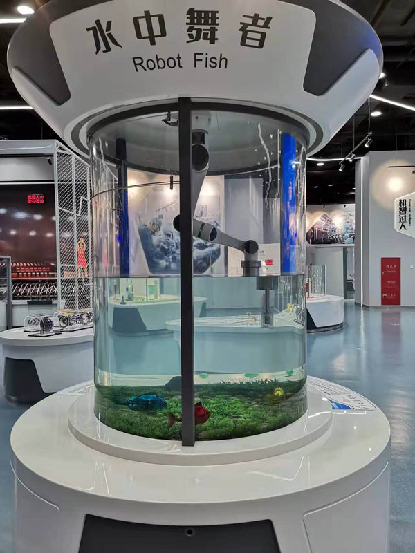 Bionic Robot Fish Exhibit: STEM Education Interactive Experience & Bionic Science Exploration