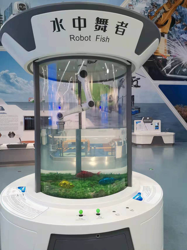 Bionic Robot Fish Exhibit: STEM Education Interactive Experience & Bionic Science Exploration