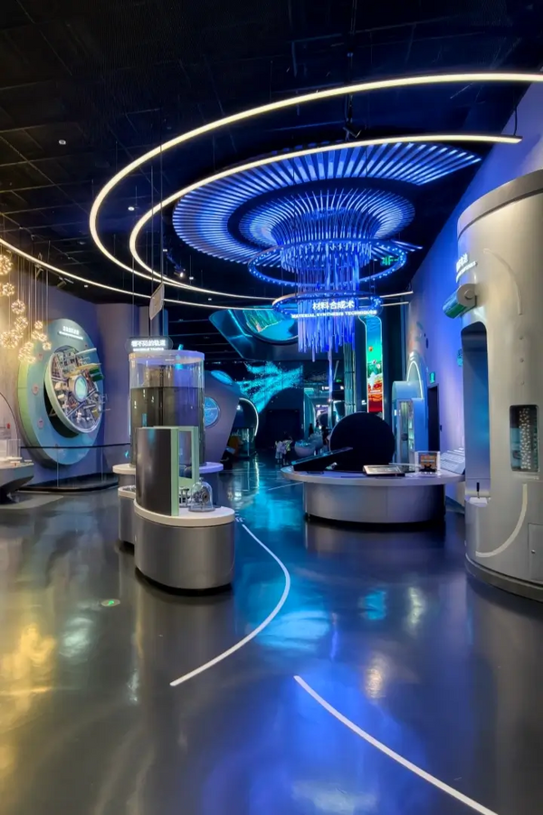 Professional concept development and spatial planning for science museum exhibits, including theme design.
