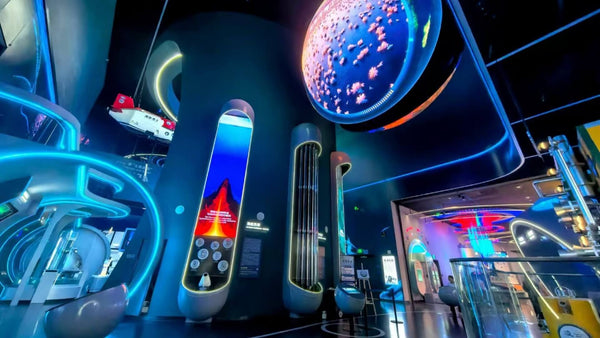 Professional concept development and spatial planning for science museum exhibits, including theme design.