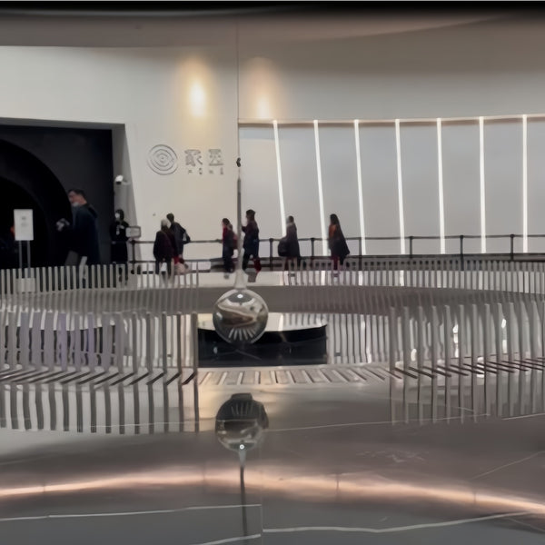 Foucault Pendulum - Witness the Earth's Rotation in Motion- interactive exhibit,