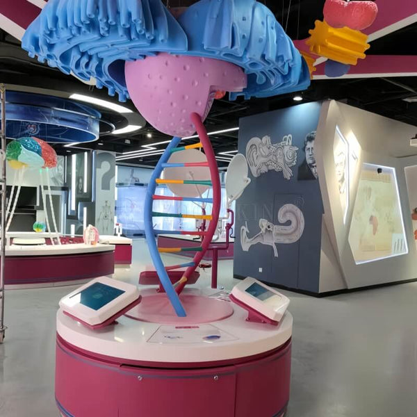 Three-Ball Spiral Motion | Interactive STEM Learning Exhibit | Children's Science Museum