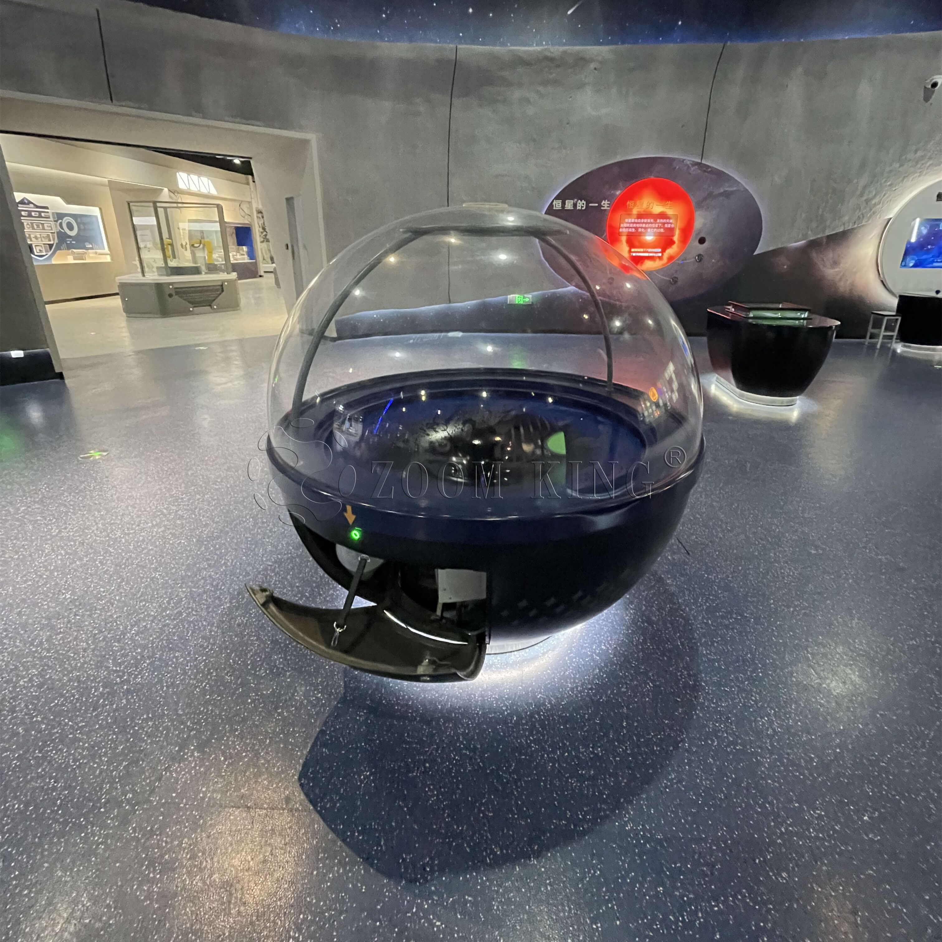 Interactive control panel of black hole exhibit