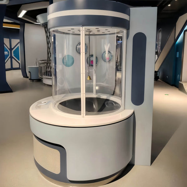 Light reflection path demonstration in geometric optics interactive exhibit
