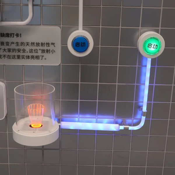 Custom exhibit installation system designed for science museum environments