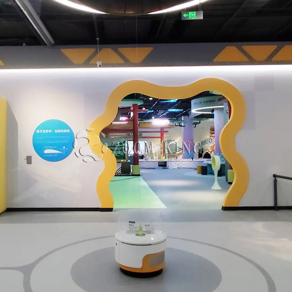 Custom physics exhibits for children's museums showcasing energy conservation