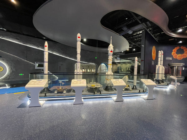 Custom themed interactive exhibition design for museums and education spaces