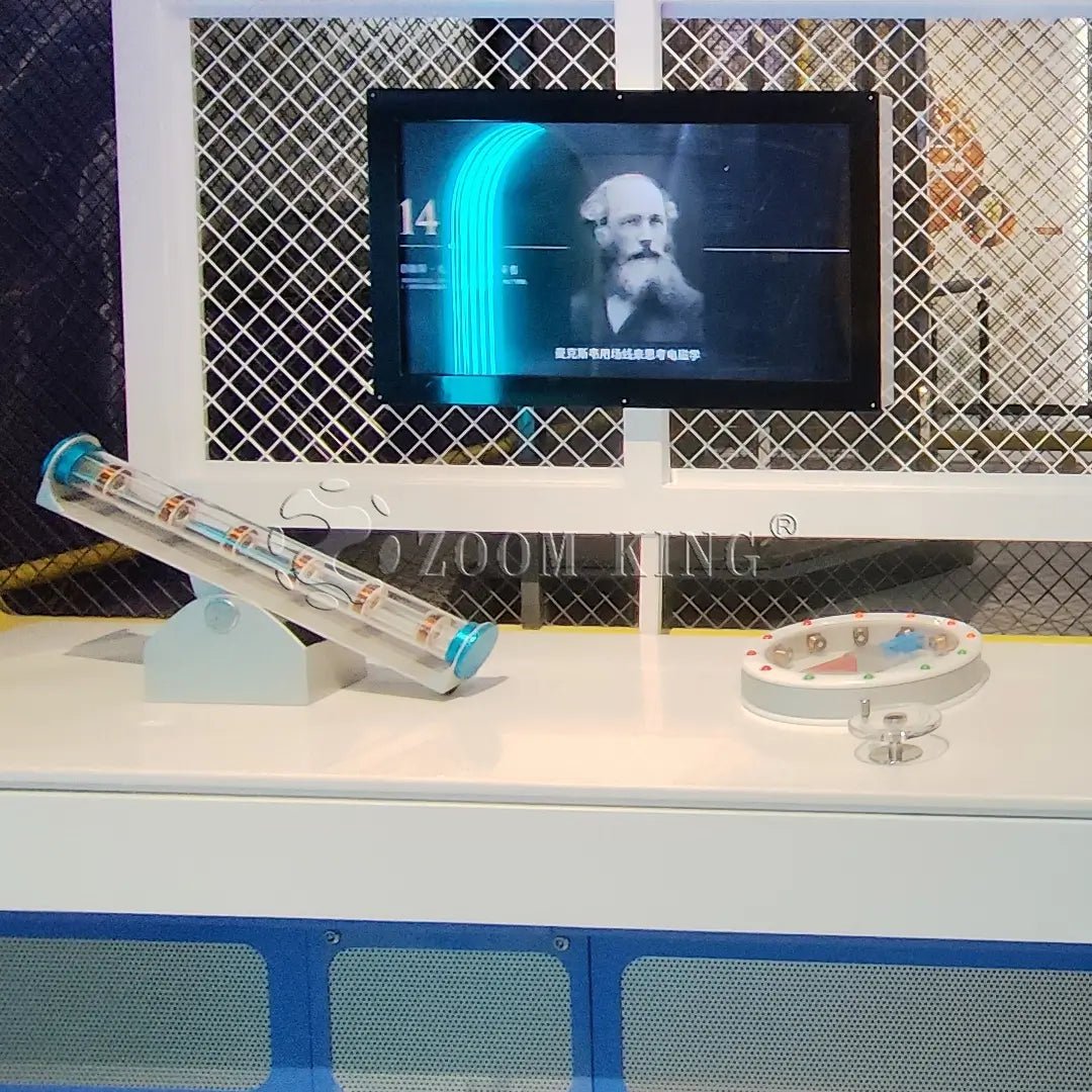 Electromagnetic Discovery: Interactive Induction Exhibit - SCIENCE EXHIBITS - Zigong Zhongqing Technology Co., Ltd.