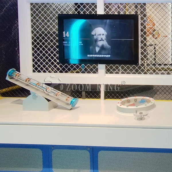 Electromagnetic Discovery: Interactive Induction Exhibit - SCIENCE EXHIBITS - Zigong Zhongqing Technology Co., Ltd.