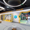 Energy Pinball interactive science exhibits in a modern museum gallery