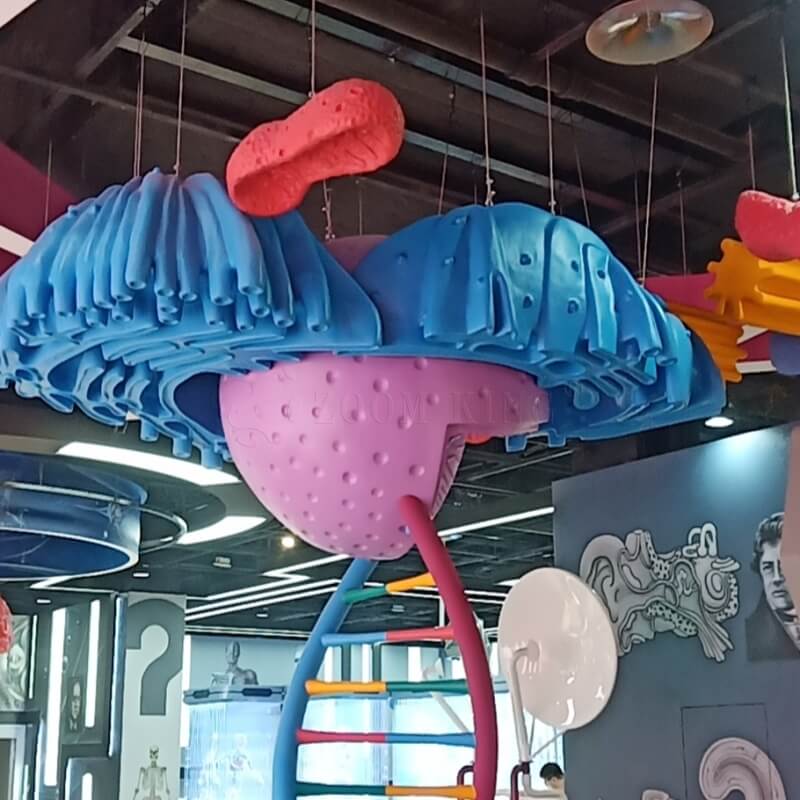 Engineering of living systems exhibit installed in a science museum gallery