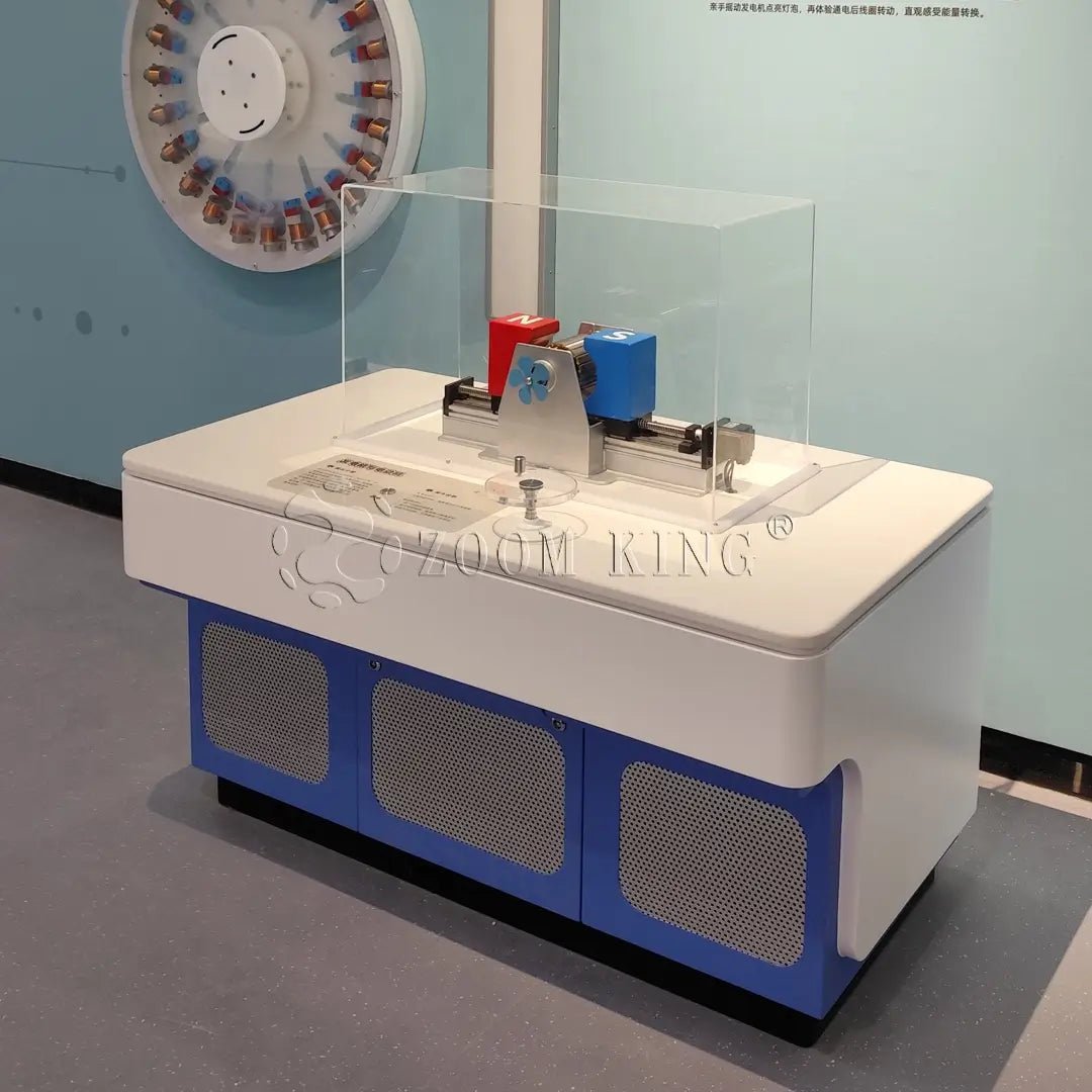 Generator & Electric Motor – Interactive Electromagnetic Induction Exhibit - SCIENCE EXHIBITS - Zigong Zhongqing Tech