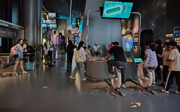 science museum exhibit installation and on-site technical support