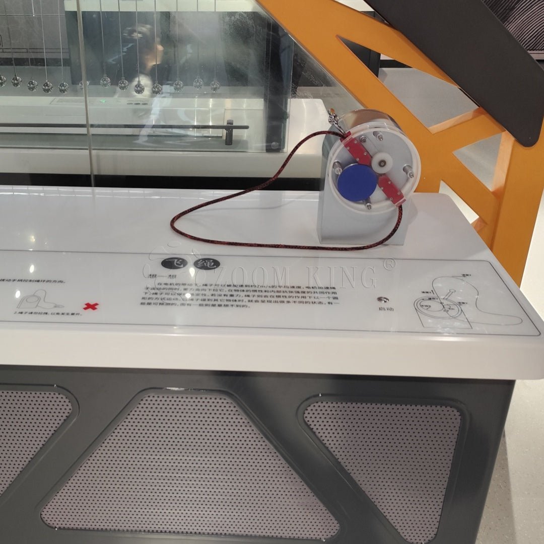 High-speed rope ring mechanical structure for motion dynamics observation