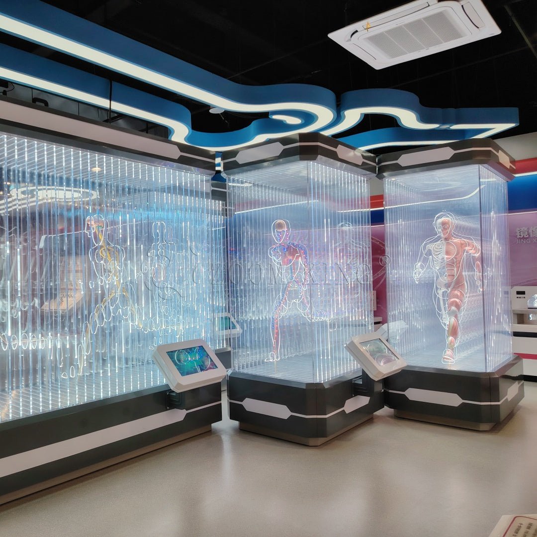 Immersive human body science exhibition environment for education