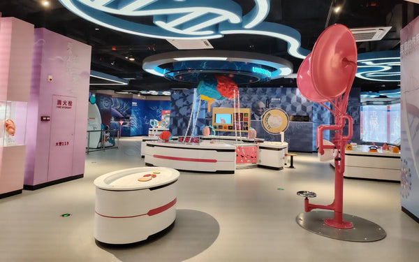 Interactive health science exhibit for public education