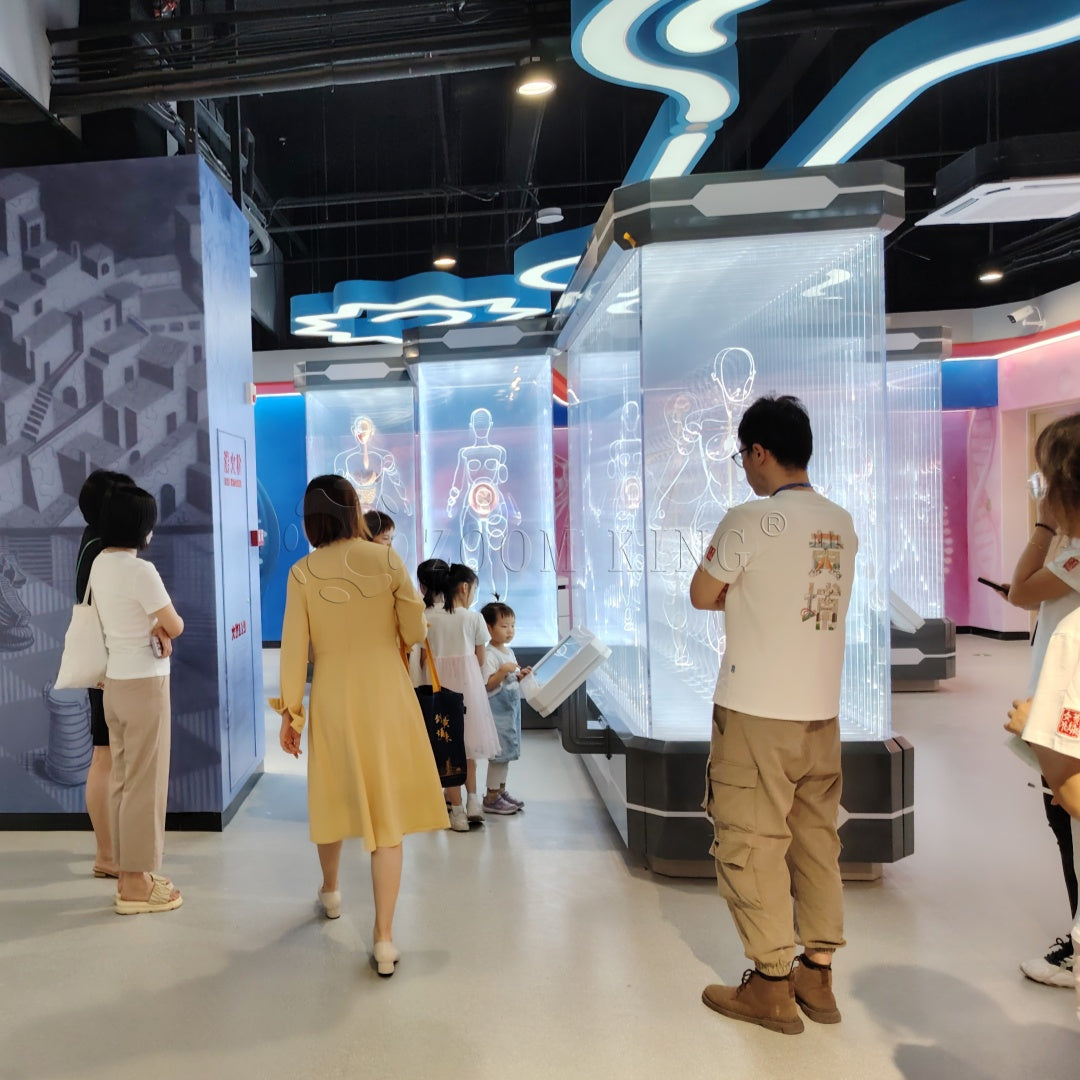 Human anatomy interactive exhibit for science centers