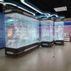Interactive human body exhibit system in a science museum gallery
