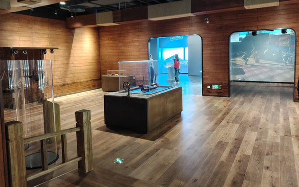 Interactive museum learning display for immersive science experiences