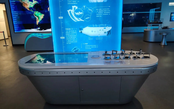 Interactive science display system inside a science museum