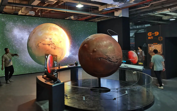 Interactive science experience center featuring immersive exhibits