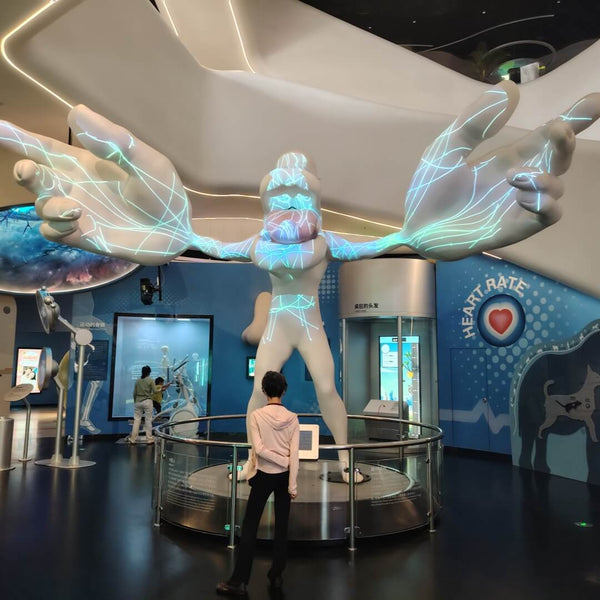 Interactive science museum exhibit concept and spatial design for public exhibition environments
