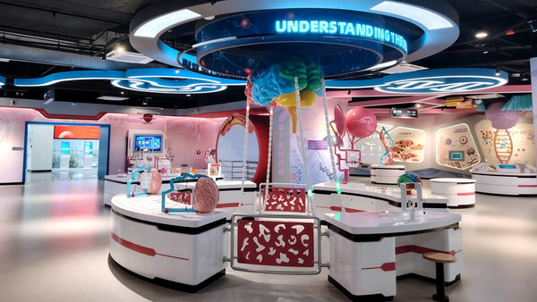 Interactive science museum exhibit project consultation with engineering, fabrication and installation support
