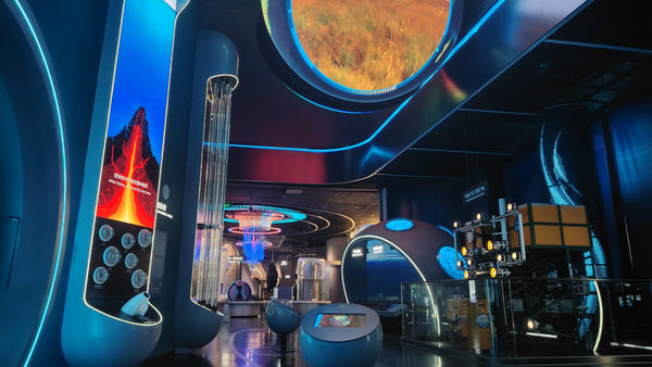 Custom interactive science museum exhibits designed and manufactured by Zoomking