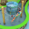 Water flow mechanism detail in an interactive water science exhibitZoomking®.