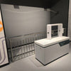 Mechanical wave phenomena interactive exhibit with visitor interaction