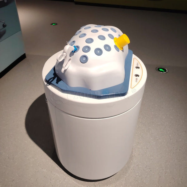 Medical operation simulation control console interactive science exhibit