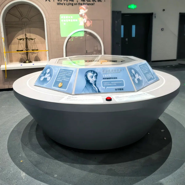 Museum exhibit engineering solution designed for custom educational environments
