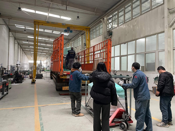 Factory testing and QA before shipment for interactive exhibits.