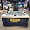 Hands-on polarized maze exhibit demonstrating visual perception and coordination skills