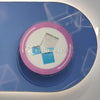 Three-step liquid proof Pythagorean theorem exhibit, visual math learning