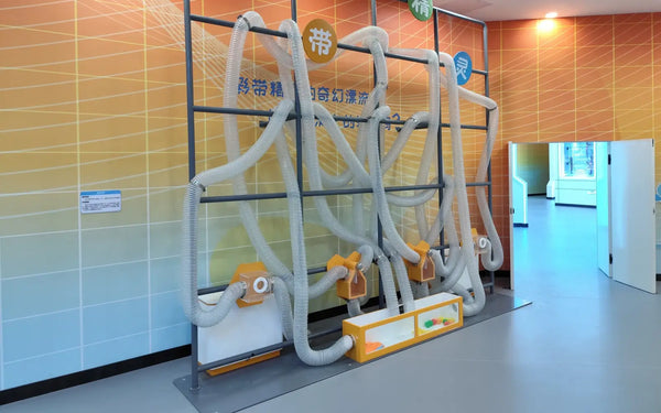 Interactive science experience system inside a science museum