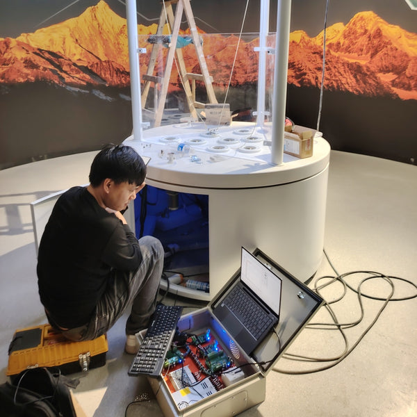 Long-term technical support for interactive science museum exhibits including maintenance and troubleshooting
