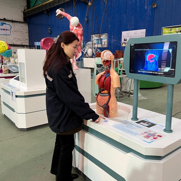 Engineering and in-house fabrication of interactive science museum exhibits by OEM manufacturer

