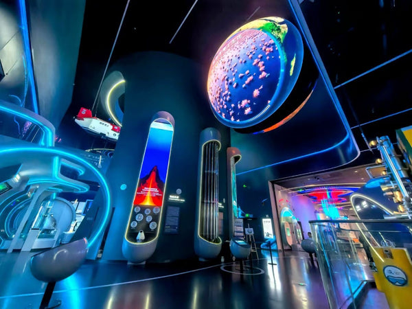 Science museum interactive exhibit projects worldwide