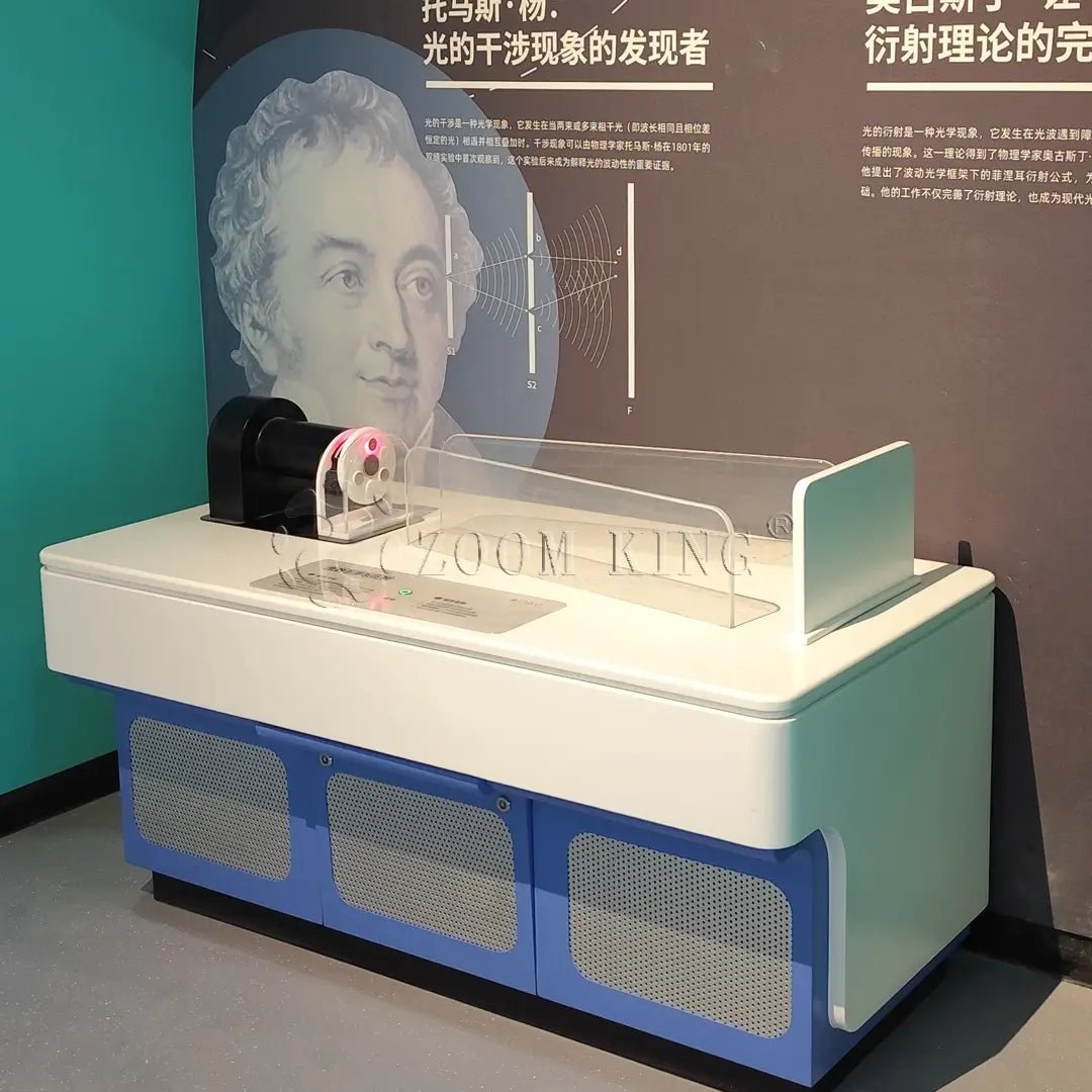 Light Interference and Diffraction Exhibit – Precision Optical [Science Museum Exhibits] - SCIENCE EXHIBITS - Zigong Zhongqing Tech