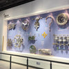 Mechanical motion art exhibit wall designed for children's museums