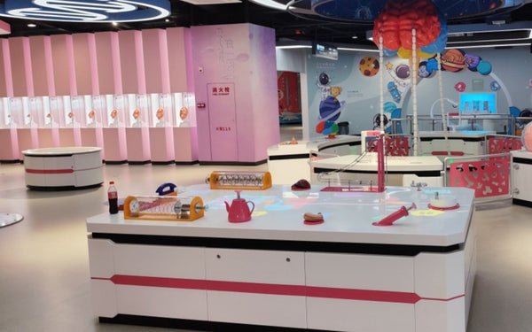 Themed interactive exhibition zone for science museums
